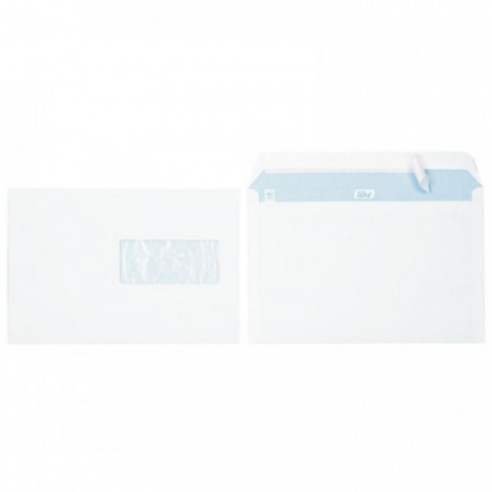 ENVELOPPES **BTE500**BLANCHES C5 162X229 80G/M² F. 45X100 BP PEFC NF COU1166