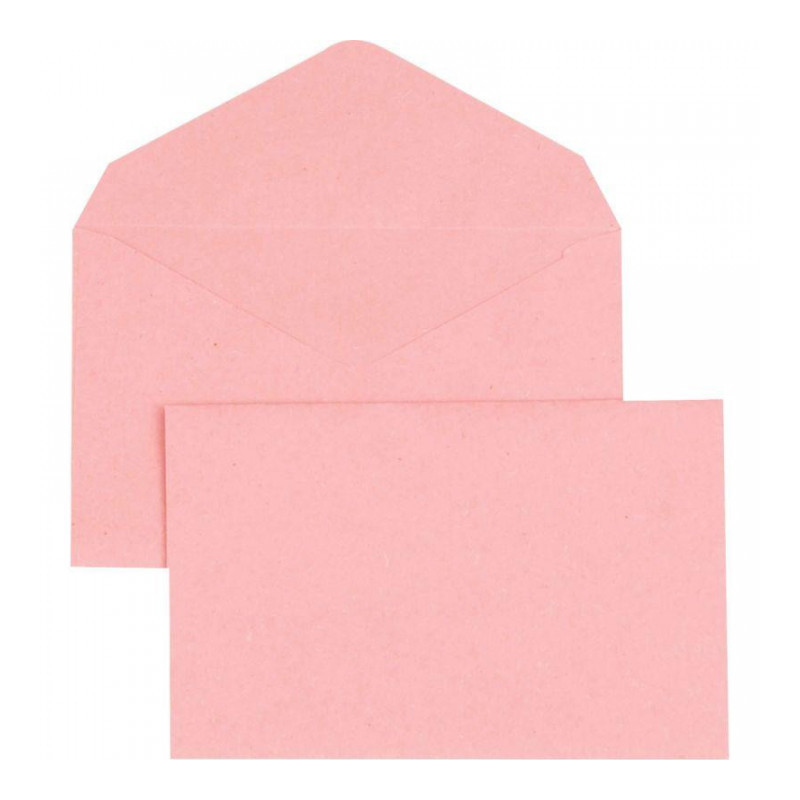 ENVELOPPES ÉLECTION **BTE500* RECYCLÉES ROSES 90X140 75 G/M²