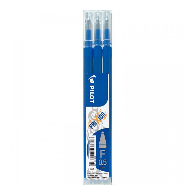 ETUI DE 3 RECHARGES BLEU FRIXION POINTE FINE