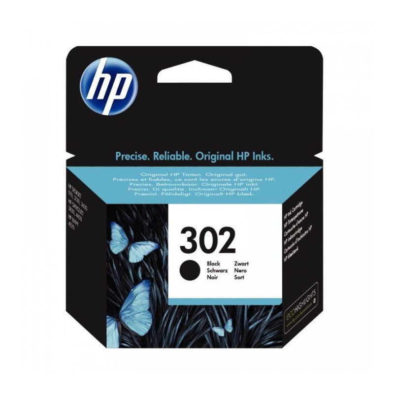 F6U66AE 302NOIR/CARTOUCHE HP F6U66AE NOIR 190 PAGES HP 302 F6U66AE