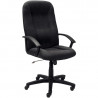 FAUTEUIL MEFISTO  BASCUL.CENTRE REGLABLE NORME NF ACCOUDOIRS FIXES TISSU NOIR GAR 5 ANS 110KG