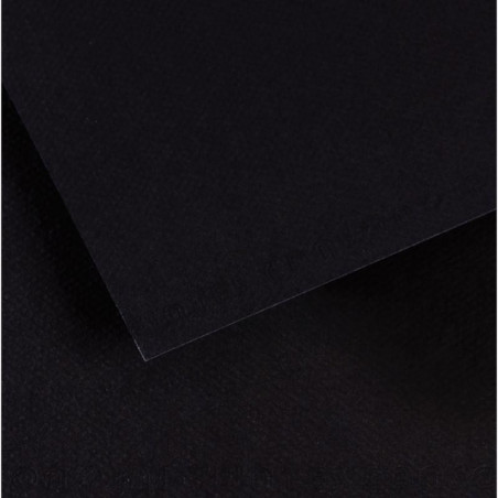 FEUILLES MI-TEINTE FORMAT 50X65 COLORIS NOIR PAQUET DE 10