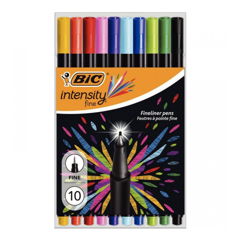 FEUTRE POINTE FINE .BIC INTENSITY POCH10 FINE 953034