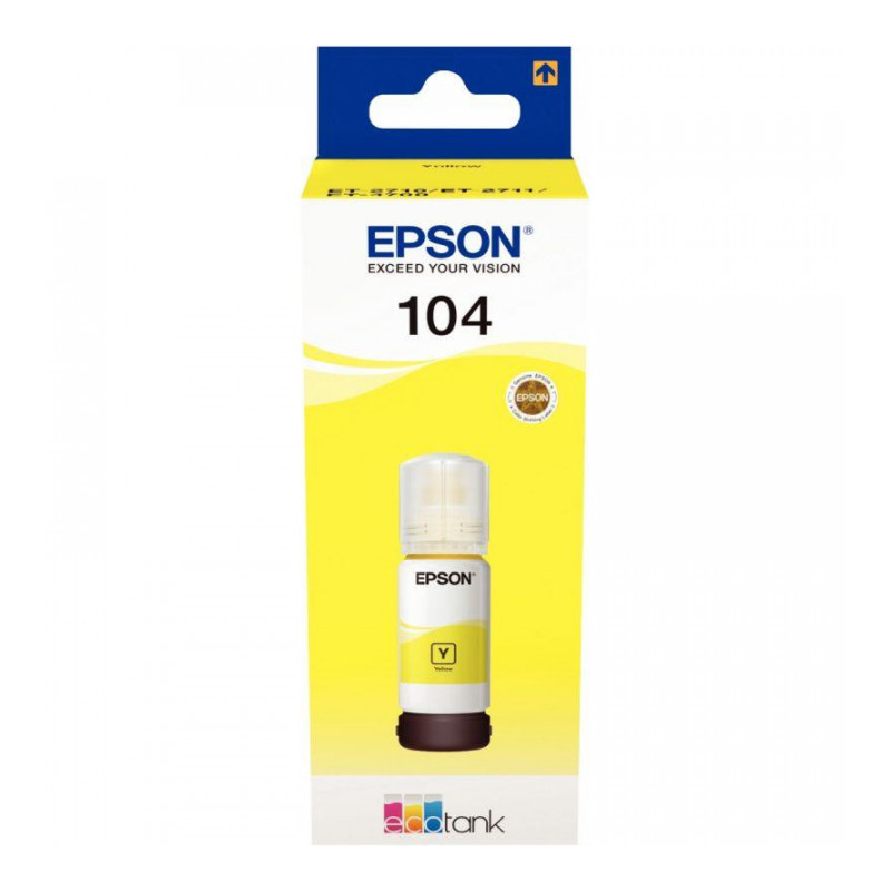 FLACON ENCRE À LA MARQUE EPSON T00P440 JAUNE 4500P