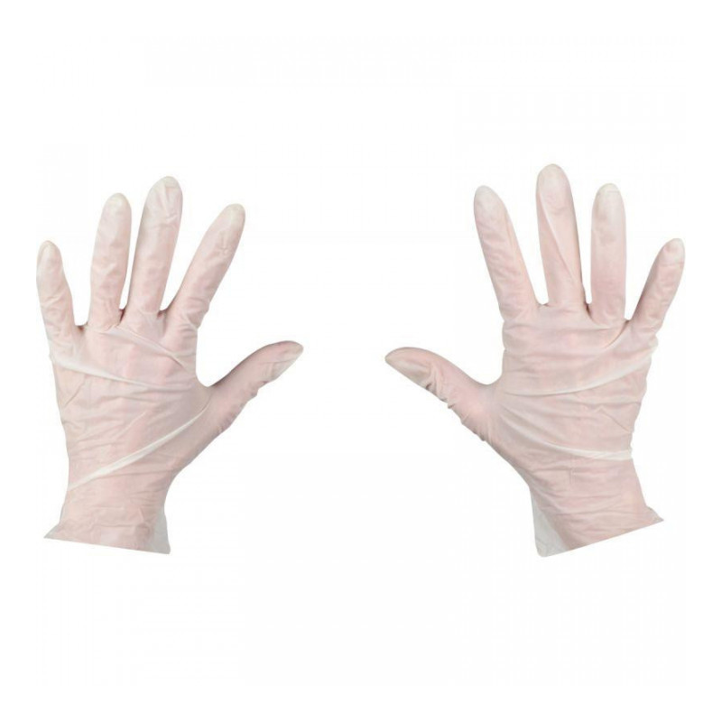 GANTS JETABLES EN LATEX NON POUDRÉ TAILLE L BTE DE 100