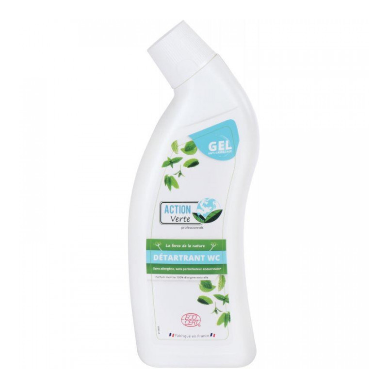 GEL WC DÉTARTRANT  MENTHE 750ML ECOVERT FAB FRANCE