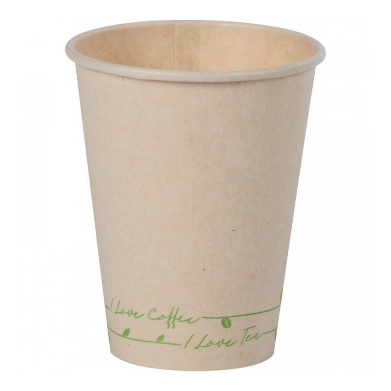 GOBELET 28CL  *PQT50*FIBRE+PLA COMPOSTABLE  BIOKUP