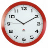 HORLOGE ROUGE SILENCIEUSE DIAMÈTRE 38CM