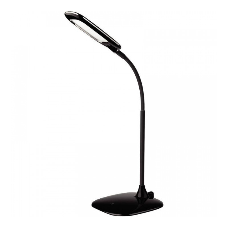 LAMPE LED NOIRE W 450LUMENS ARTICULE BRAS FLEXIBLE METAL+ABC MIKA