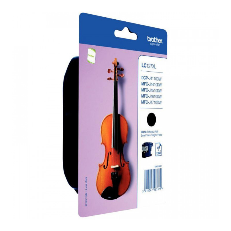 LC127XLBK  NOIR VIOLON  HC BROTHER 25ML 1200P CART.J.ENC