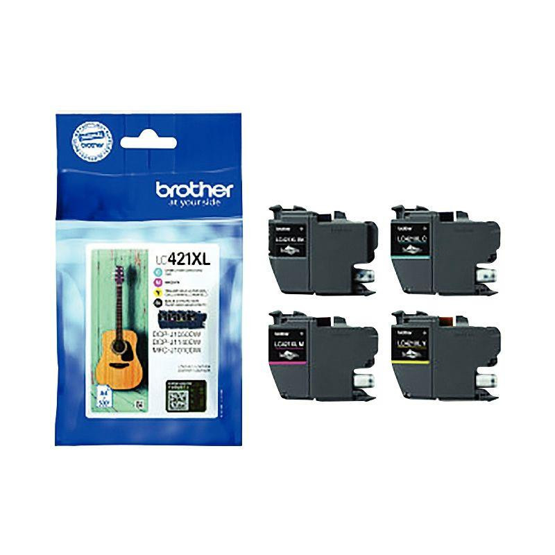 LC421XLVAL 4COUL.GUITARE NCMJ HC BROTHER  10,4+3X5,6ML 4X500P ART.J.ENC.