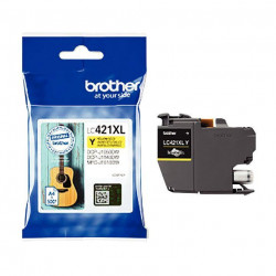 LC421XLY JAUNE GUITARE HC BROTHER 5,6ML 500PAGES  CART.J.ENC,