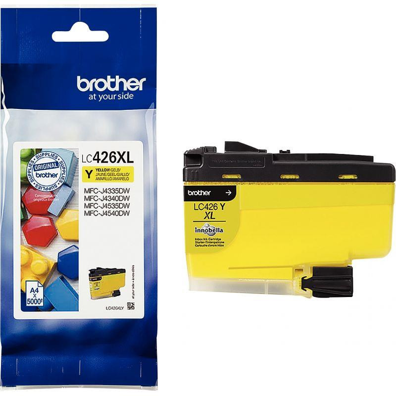 LC426XLY JAUNE AIMANT HC BROTHER 47ML 5000P CART.J.ENC