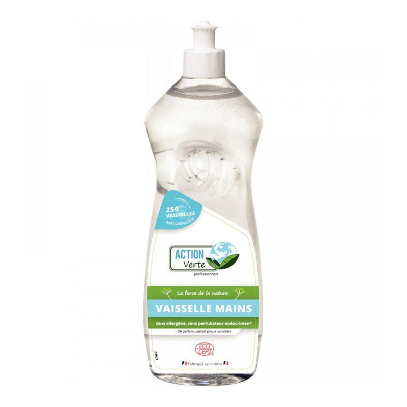 LIQUIDE VAISSELLE MAINS PEAUX SENSIBLE FLACON DE 1 LITRE