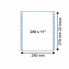 LISTING CARTON DE 2000 11"x240 1+0 70G FOND BLANC BCDMP 241071