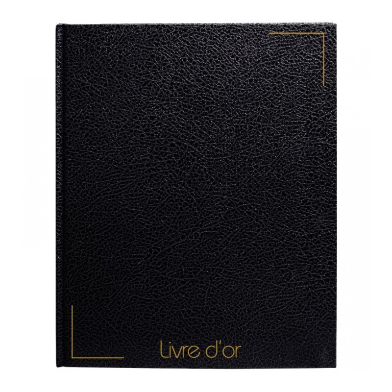 LIVRE D'OR 128 PAGES, NOIR