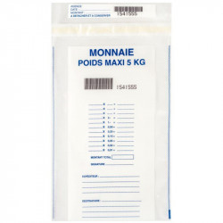 LOT DE 100 SACHETS SÉCURITÉ MONNAIE