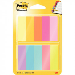 MARQUE-PAGES NOTES MARKERS POST-IT LOT 10 BLOCS 50/ASSORTIS