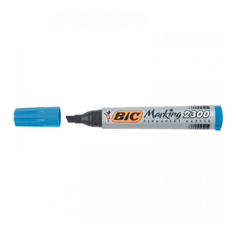 MARQUEUR BLEU BIC BISEAUTE  2300 8209253