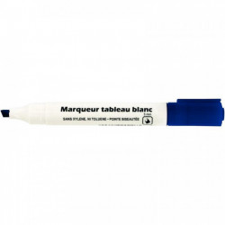 MARQUEUR BLEU TABLEAU BLANC POINTE BISEAUTÉE 5MM