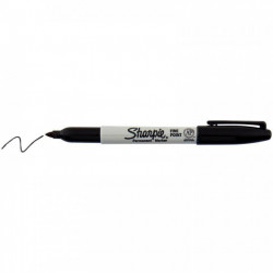 MARQUEUR NOIR PERMANENT FIN SHARPIE FINE  SHARPIE S0810930