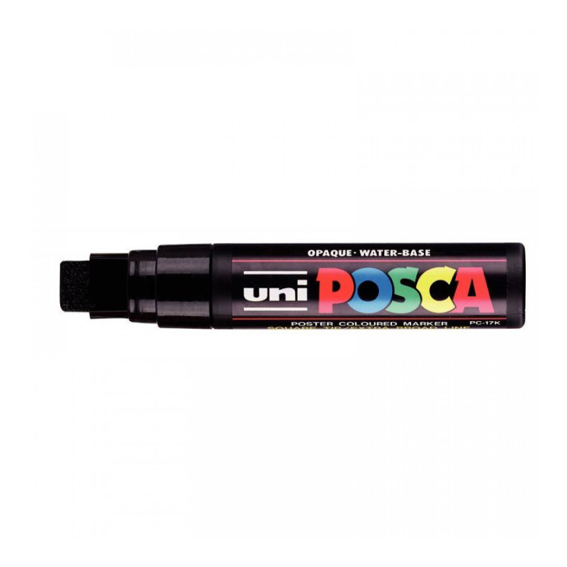 MARQUEUR NOIR POSCA EXTRA LARGE PC17K 15 MM