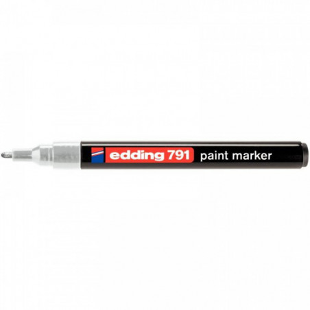 MARQUEUR PEINTURE PERMANENTE E 791 POINTE OGIVE ARGENT