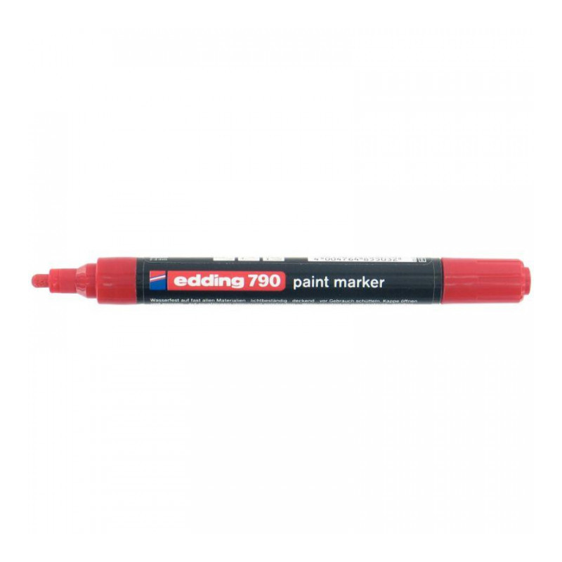 MARQUEUR PEINTURE ROUGE PERMANENTE E 790 POINTE OGIVE