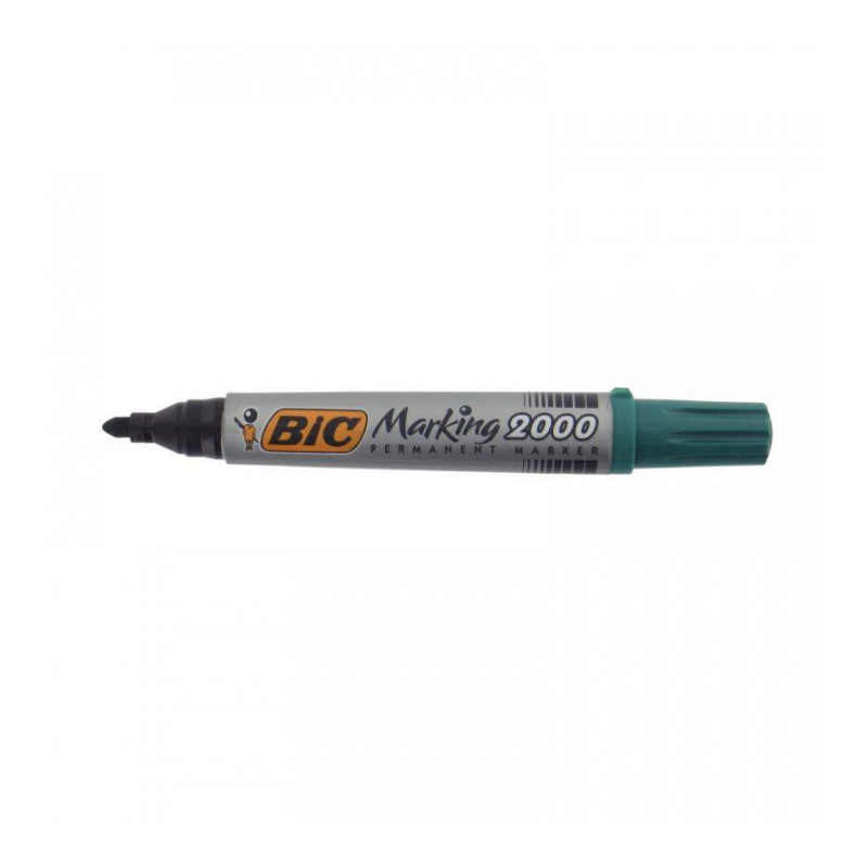 MARQUEUR PERMANENT VERT BIC OGIVE 2000 BIC 8209123