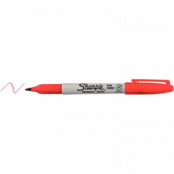 MARQUEUR ROUGE PERMANENT FIN SHARPIE FINE