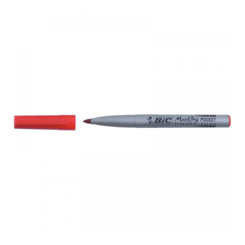 MARQUEUR ROUGE PERMANENT POCKET POINTE OGIVE FINE 1 MM