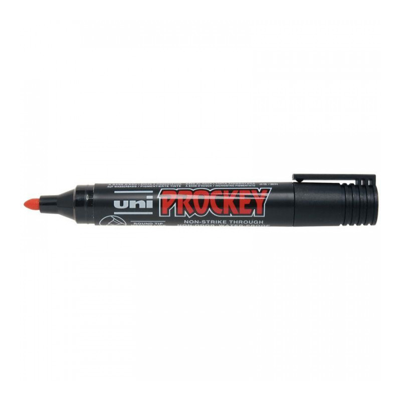 MARQUEUR ROUGE PERMANENT UNI PROCKEY PTE MOY.CON. PM122 UNIBALL PM122 R