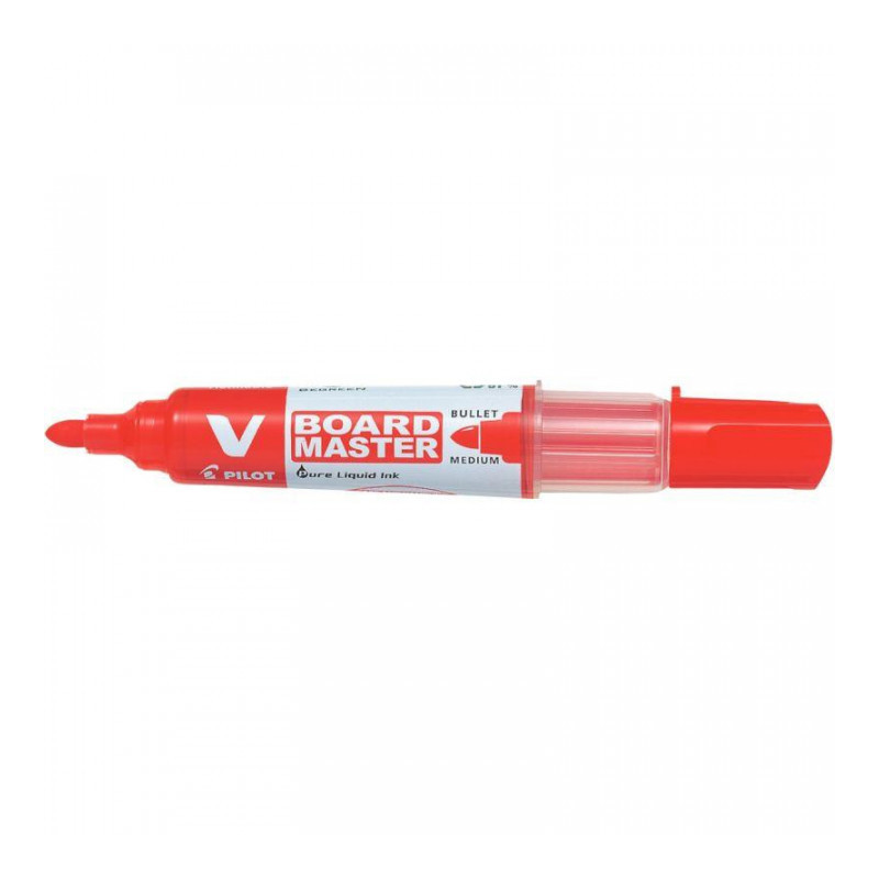 MARQUEUR TABLEAU BLANC V-BOARD MASTER MOYEN ROUGE