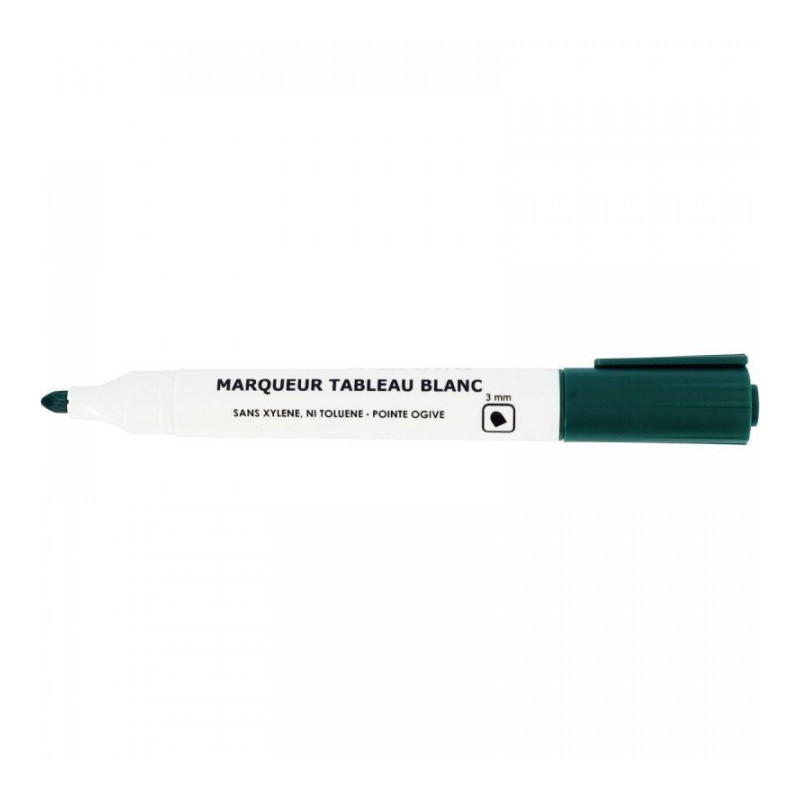 MARQUEUR VERT TABLEAU BLANC POINTE OGIVE 3MM