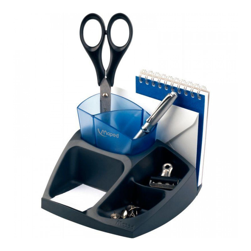 MULTIPOT NOIR ET BLEU COMPACT OFFICE 575400