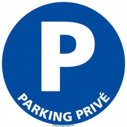 PANNEAU PARKING PRIVÉ