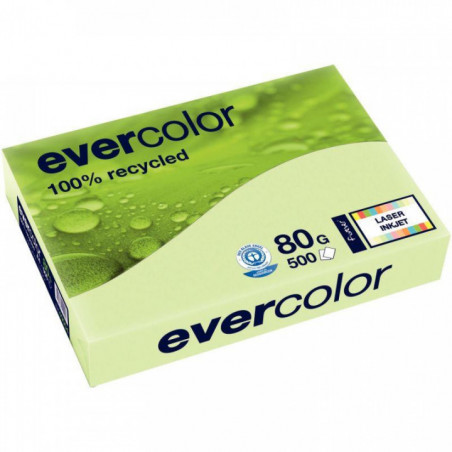 PAPIERA3 80G  RECYCLÉ VERT R500F EVERCOLOR