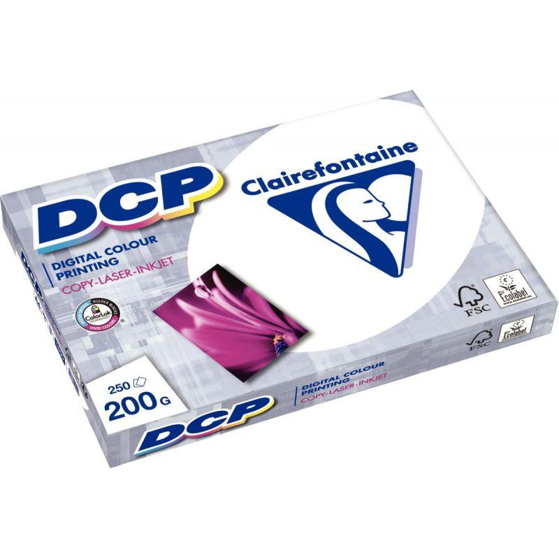 PAPIER A4 200G BLANC DCP1807C RAM250F ECOLABEL FSC COLORLOK FAB France