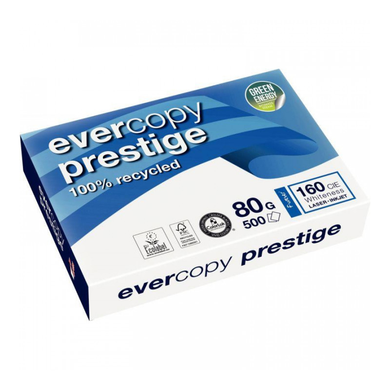 PAPIER EVERCOPY PRESTIGE A4 80G BLANC *RAMETTE 500F*