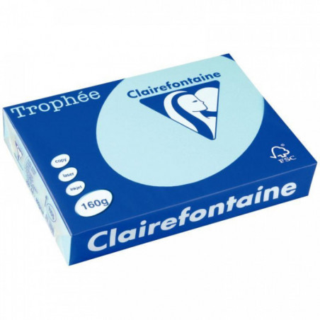 PAPIER TROPHEE A3 160G BLEU ALIZE RTE 250 1112C