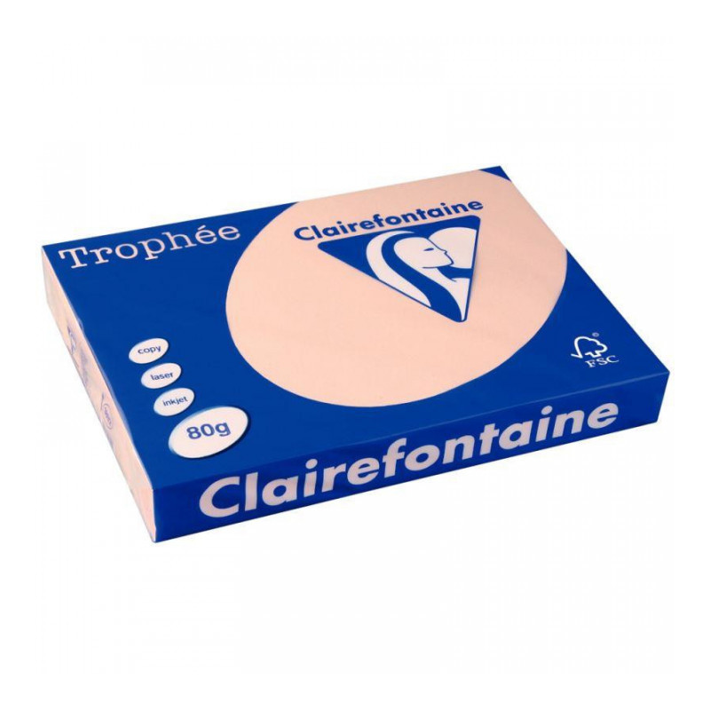 PAPIER TROPHEE A3 80G SAUMON RTE 500 1892C