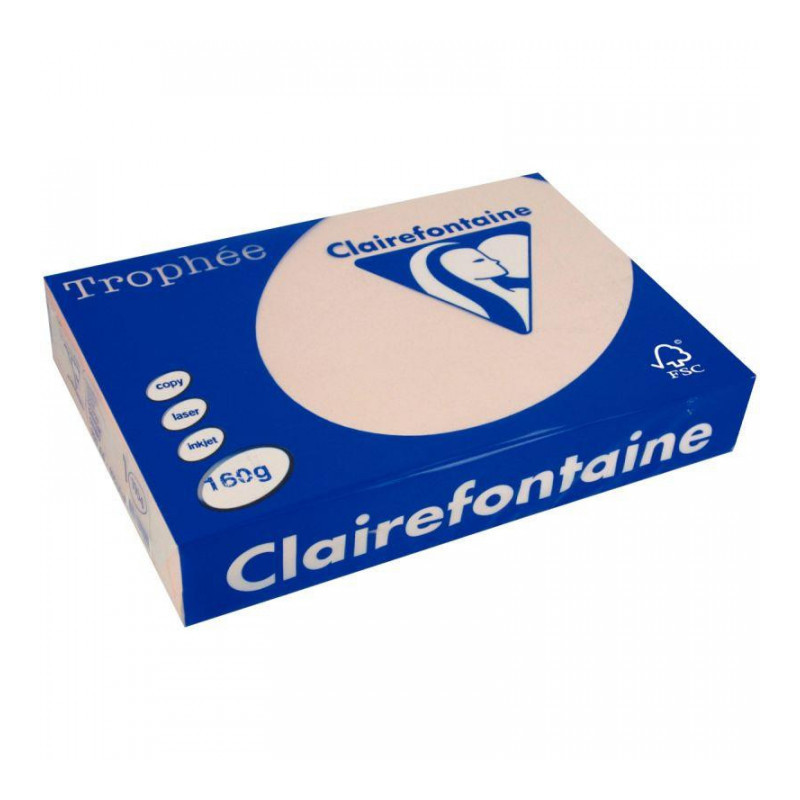 PAPIER TROPHEE A4 160G SAUMON RTE 250 1104C