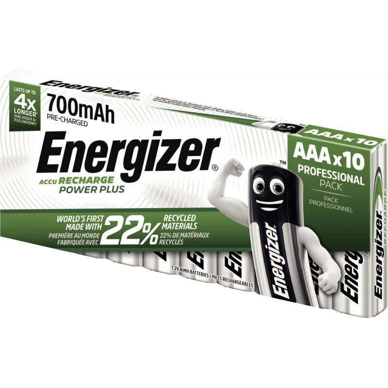 PAQUET 10 PILES RECHARGEABLES ACCU ENERGIZER AAA 700 MAH