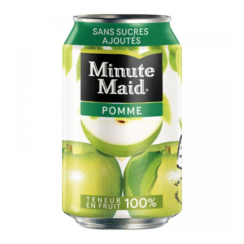 PAQUET  24 BOÎTES 33 CL  MINUTE MAID POMME