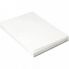 PAQUET DE 100 COUVERTURES GRAIN CUIR BRILLANT BLANC