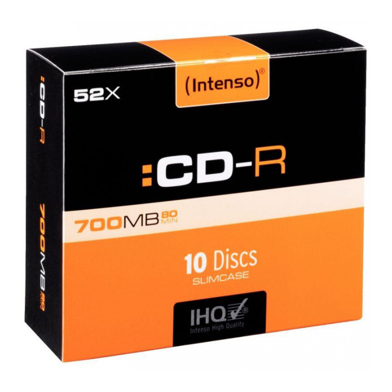 PAQUET DE 10 CD-R INTENSO 700 MO