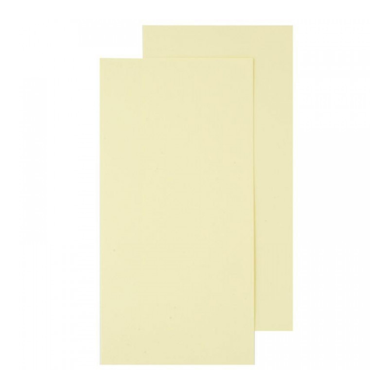 PAQUET DE 25 CARTES POLLEN CLAIREFONTAINE FORMAT 106X 213MM 210G IVOIRE