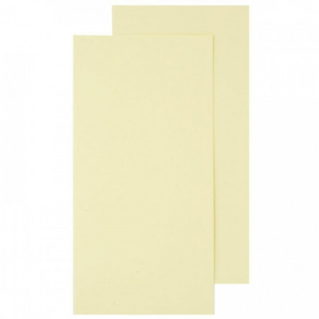 PAQUET DE 25 CARTES POLLEN CLAIREFONTAINE FORMAT 106X 213MM 210G IVOIRE