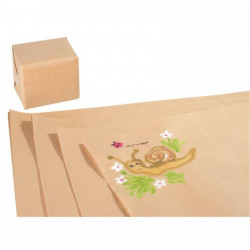 PAQUET DE 25 FEUILLES 100X70 CM PAPIER KRAFT BRUN 60 G