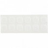 PASTILLES VELCRO *PQT48 (24 males+24 femelles) * SUPER ADHÉSIF BLANC DIA 20 MM